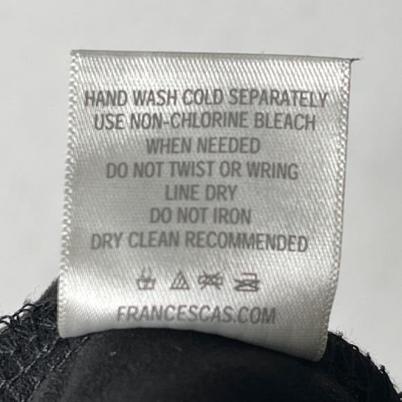 Alya Black Fringe Faux Suede Mini Skirt Size Large Western Style Cowgirl - Picture 5 of 8